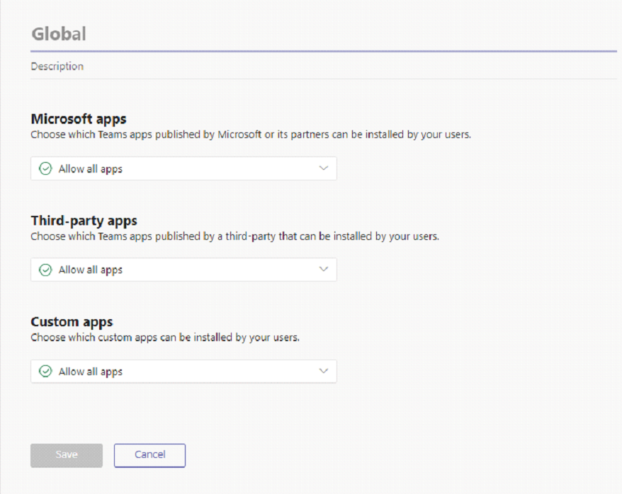 Microsoft Teams Permission Settings